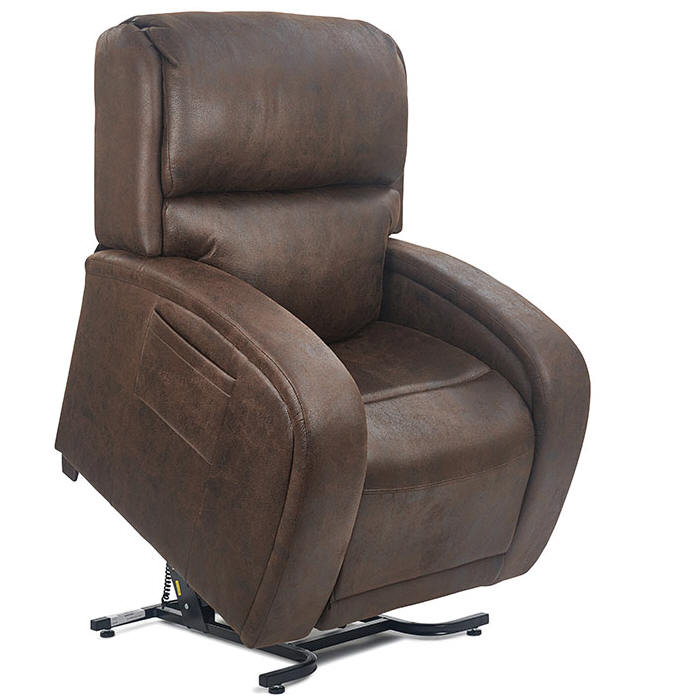 Newport Beach deluxe reclining leather senior lift chair for eldelry