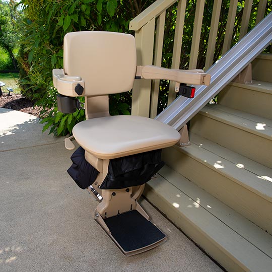 Laguna Woods outdoor stairlift outside chairlift exterior chairstair