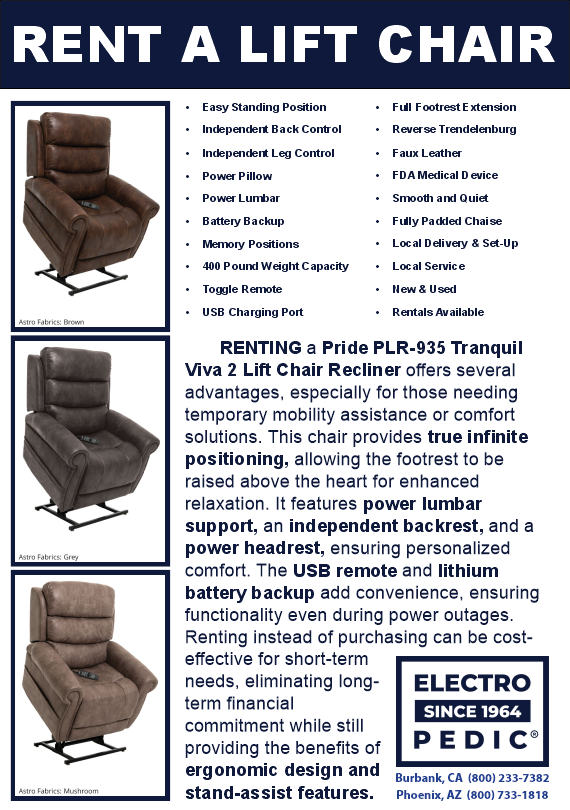 Phoenx az lift chair recliner